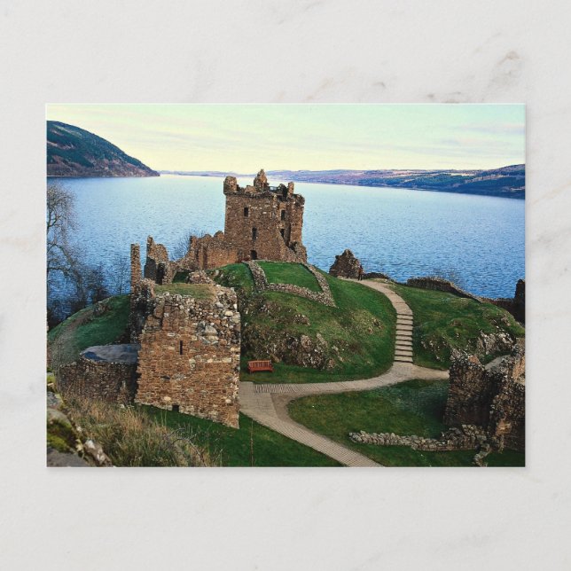 Urquhart Castle, Loch Ness, Scotland Postcard (Front)