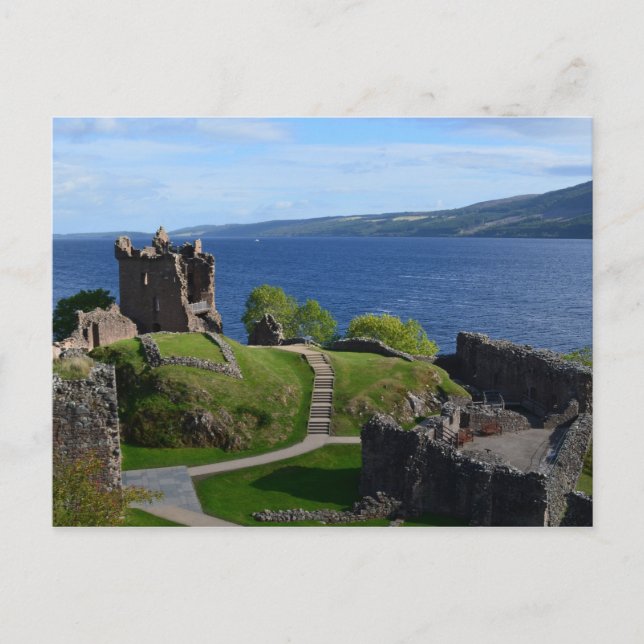 Urquhart Castle Ruins Postcard (Front)