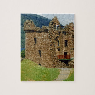 Urquhart Castle - Scottish castles collection Jigsaw Puzzle