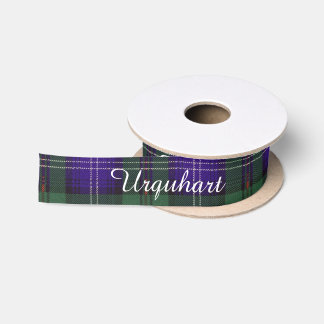 Urquhart clan Plaid Scottish tartan Satin Ribbon