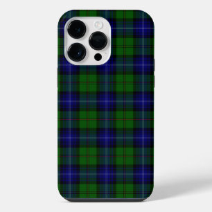 Urquhart tartan blue green plaid iPhone 14 pro max case