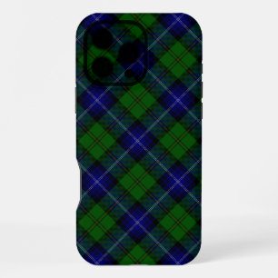 Urquhart tartan blue green plaid iPhone 16 pro max case