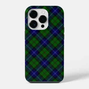 Urquhart tartan blue green plaid iPhone 14 pro case