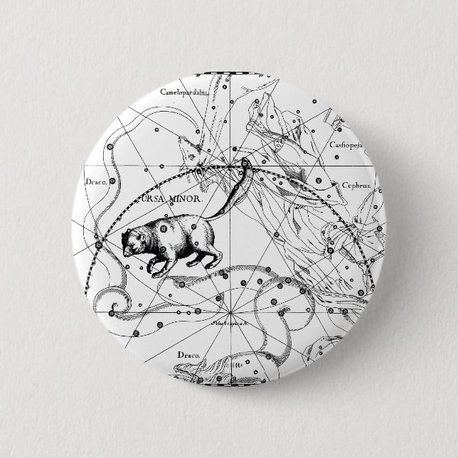 Ursa Minor 6 Cm Round Badge (Front)