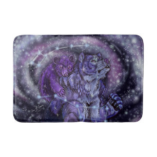 Ursa Minor and Major Bath Mat