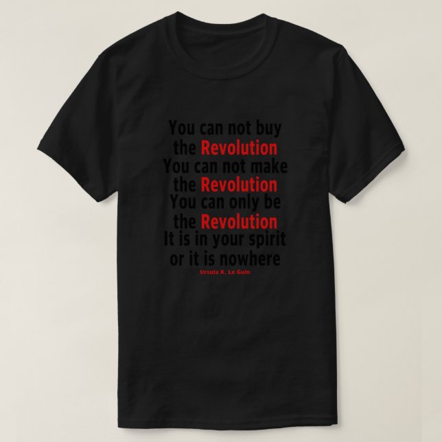 Ursula K. Le Guin T-Shirt (Design Front)