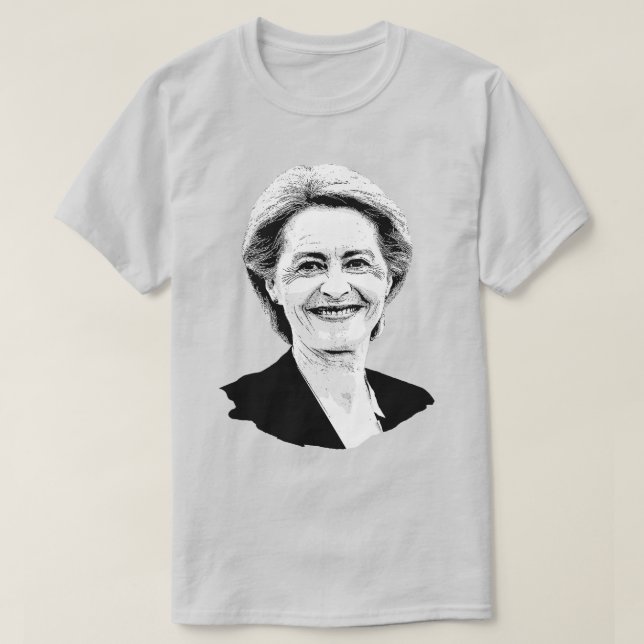 Ursula von der Leyen T-Shirt (Design Front)