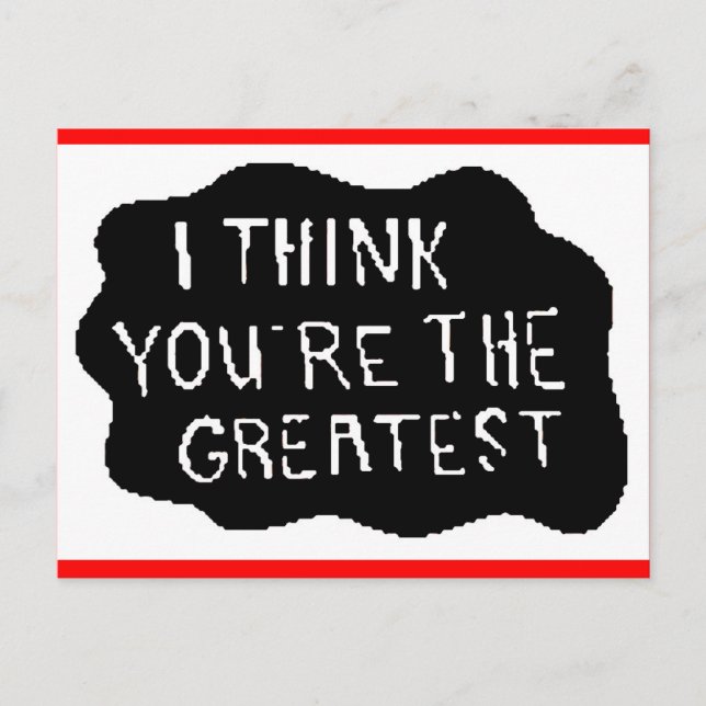 urthegreatest postcard (Front)