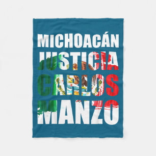 Uruapan Michoacán México, Carlos Manzo, Mexicans M Fleece Blanket