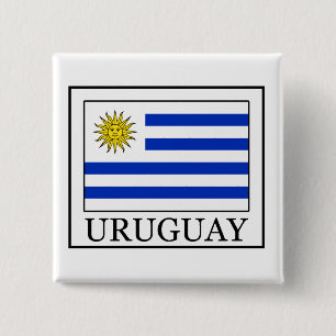 Uruguay 15 Cm Square Badge