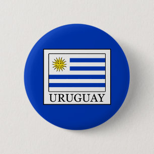 Uruguay 6 Cm Round Badge