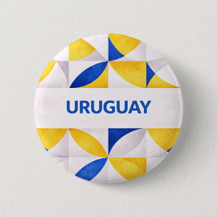 Uruguay 6 Cm Round Badge