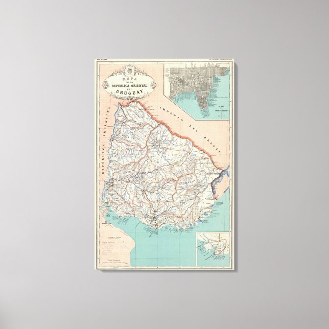 Uruguay Canvas Print (Front)