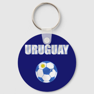 Uruguay cool ball futbol fans La Celeste love Key Ring
