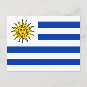 Uruguay flag Banda Oriental Postcard