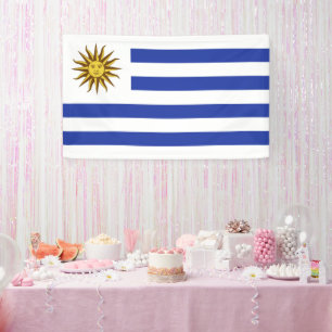Uruguay flag banner