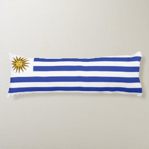 Uruguay flag body cushion