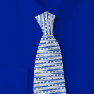 Uruguay Flag Brick Pattern Tie