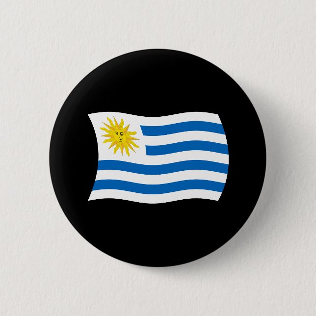 Uruguay Flag Button (Front)