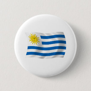 Uruguay Flag Button