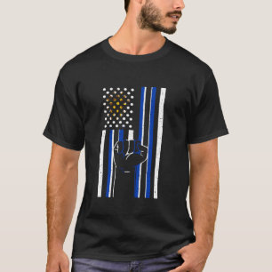 Uruguay Flag Handfist USA Uruguayan Roots Uruguaya T-Shirt