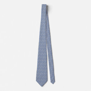 Uruguay Flag Honeycomb Tie