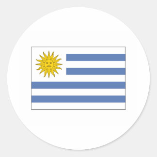 Uruguay FLAG International Classic Round Sticker