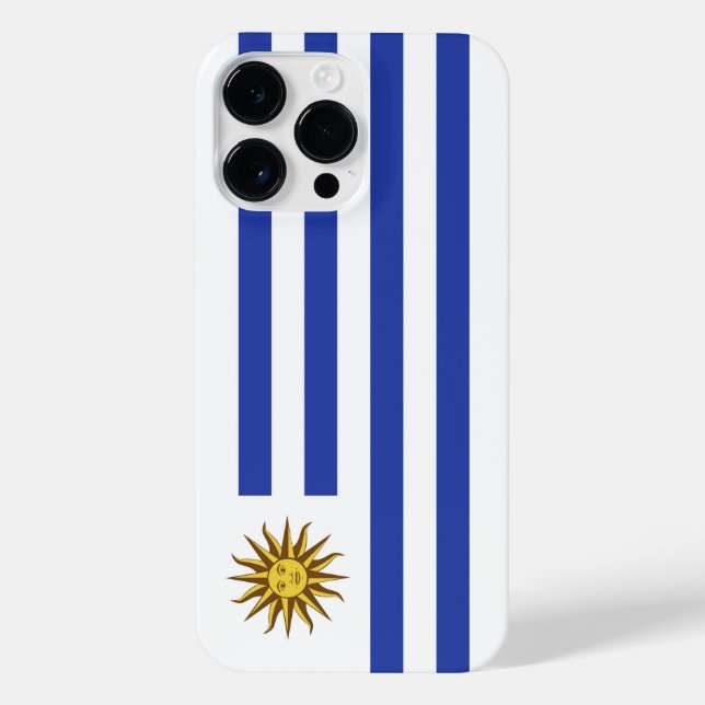 Uruguay flag iPhone case (Back)