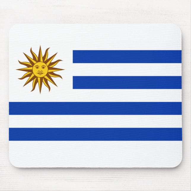Uruguay Flag Mouse Pad (Front)