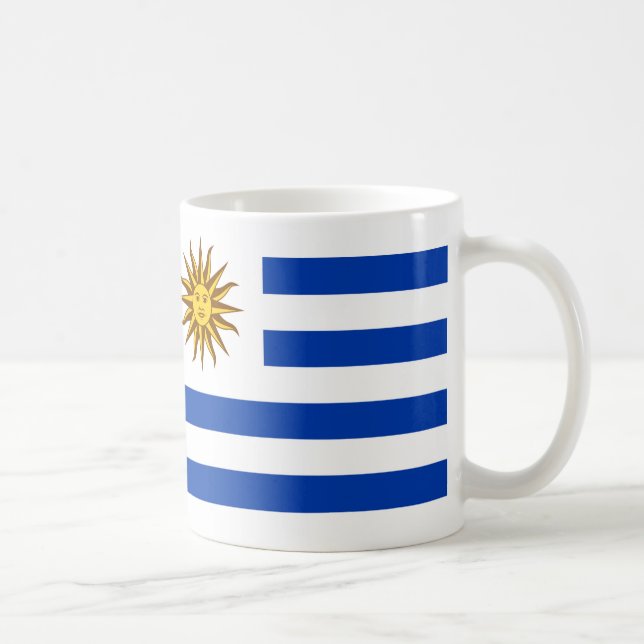 "Uruguay Flag Mug - Bright National Pride Ceramic  (Right)