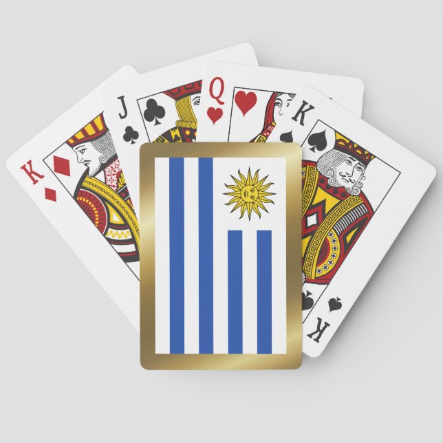 Uruguay Flag Playing Cards (Back)