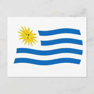 Uruguay Flag Postcard