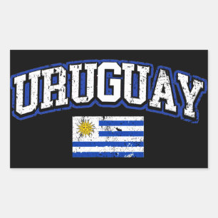 Uruguay Flag Rectangular Sticker