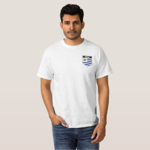 Uruguay Flag Shield T-Shirt