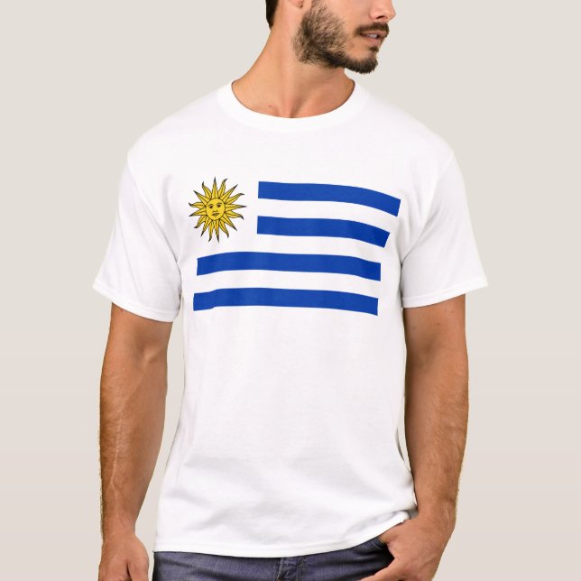 Uruguay flag T-Shirt (Front)