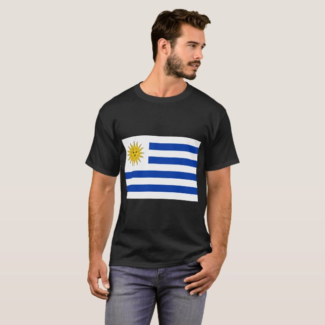 Uruguay Flag T-Shirt (Front Full)