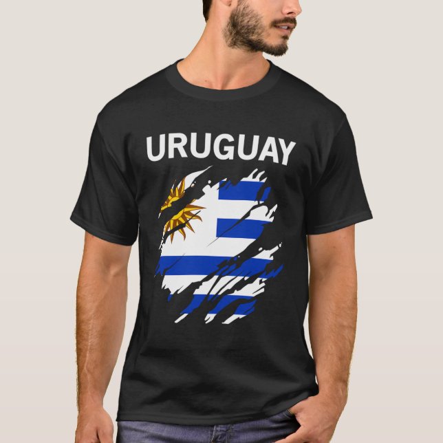 Uruguay Flag T-Shirt (Front)