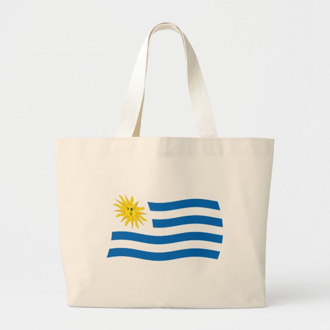 Uruguay Flag Tote Bag (Front)