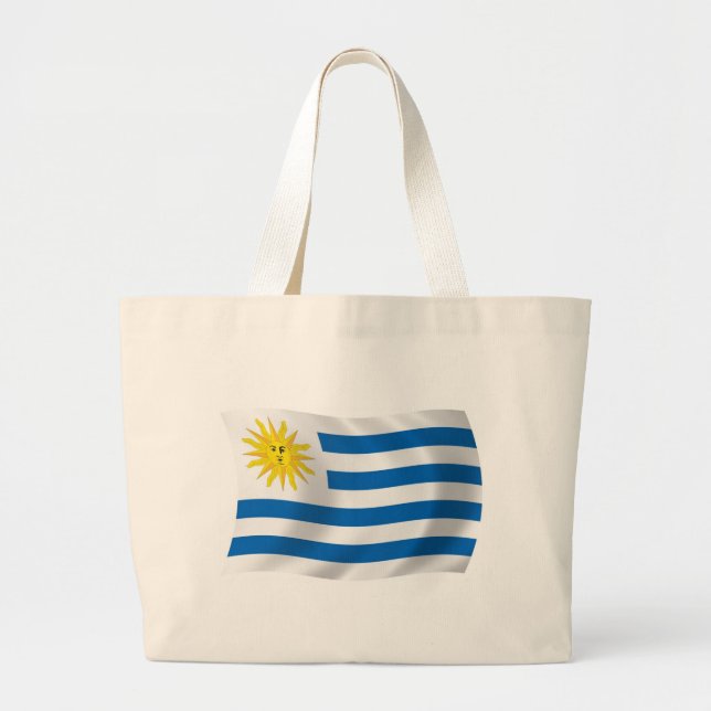Uruguay Flag Tote Bag (Front)