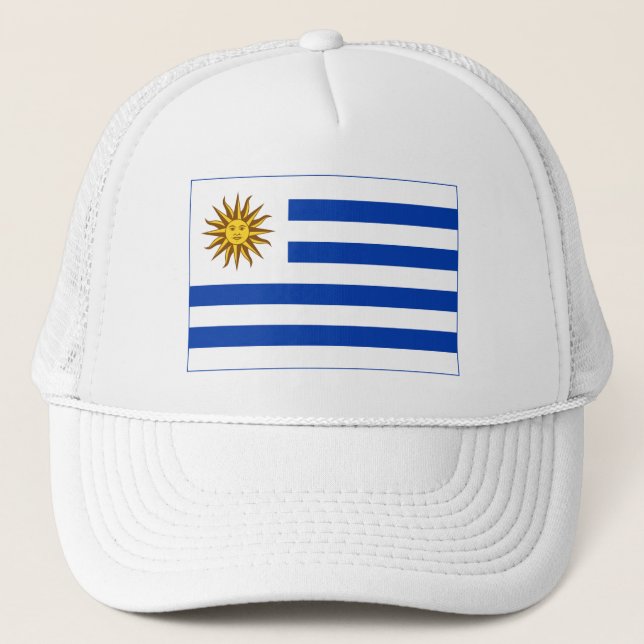 Uruguay Flag Trucker Hat (Front)