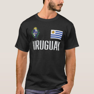 Uruguay Flag Uruguayan Football Soccer Fan Men Wom T-Shirt