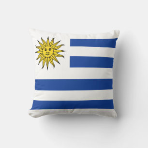 Uruguay Flag x Flag Pillow