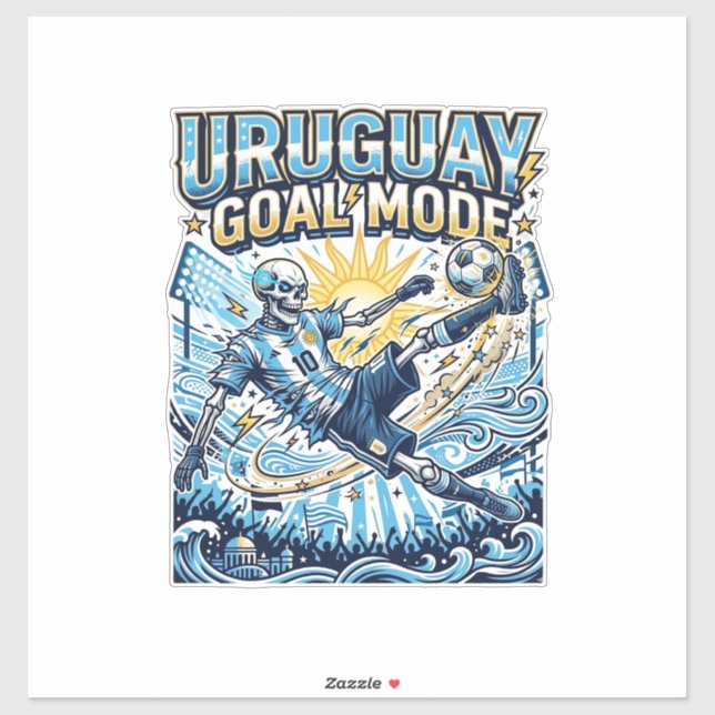 Uruguay Goal Mode Skeleton Striker Nations Dynamic (Sheet)