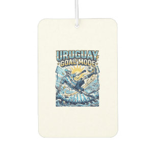 Uruguay Goal Mode Skeleton Striker Nations Dynamic Car Air Freshener