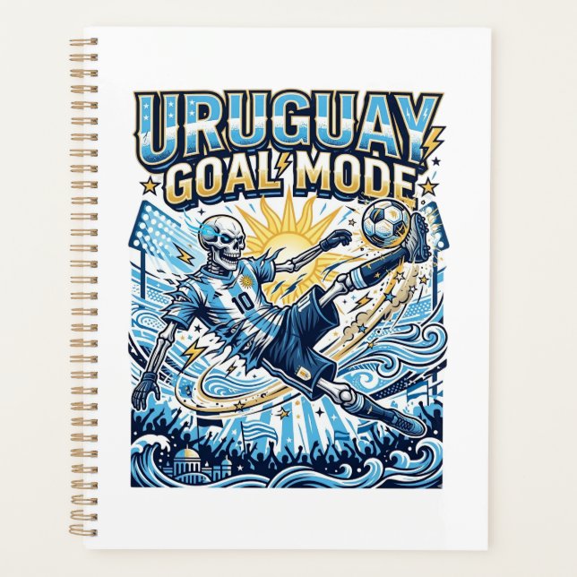 Uruguay Goal Mode Skeleton Striker Nations Dynamic Planner (Front)