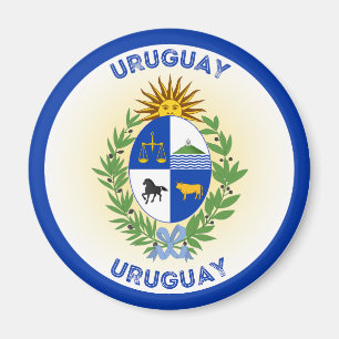 Uruguay Heritage Emblem Magnet