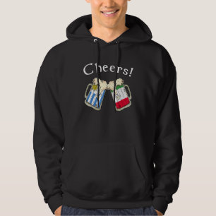 Uruguay Italy Flag Cheers Beer Grown Patriot Count Hoodie