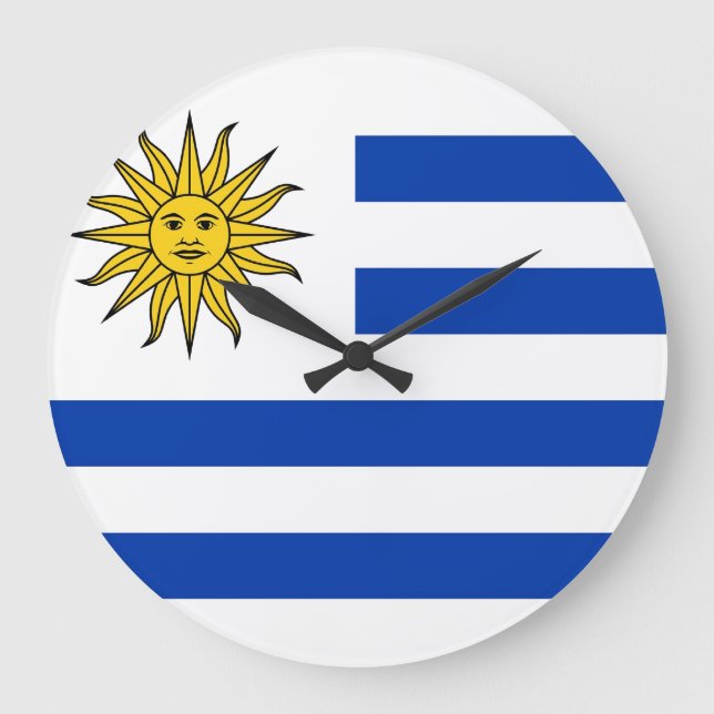 Uruguay Large Clock (Front)