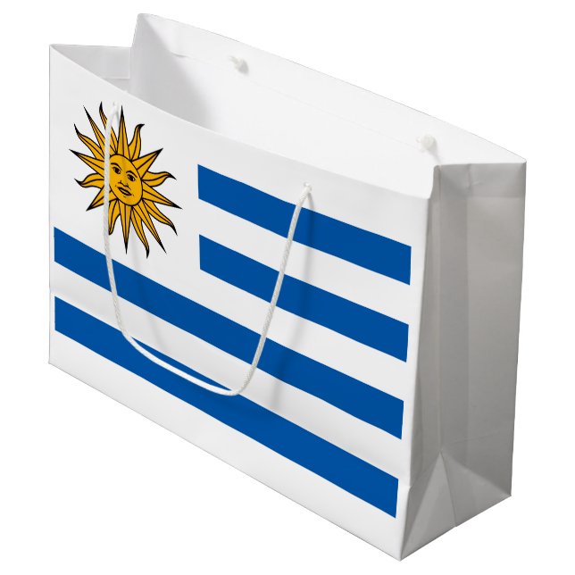 Uruguay Large Gift Bag (Front Angled)