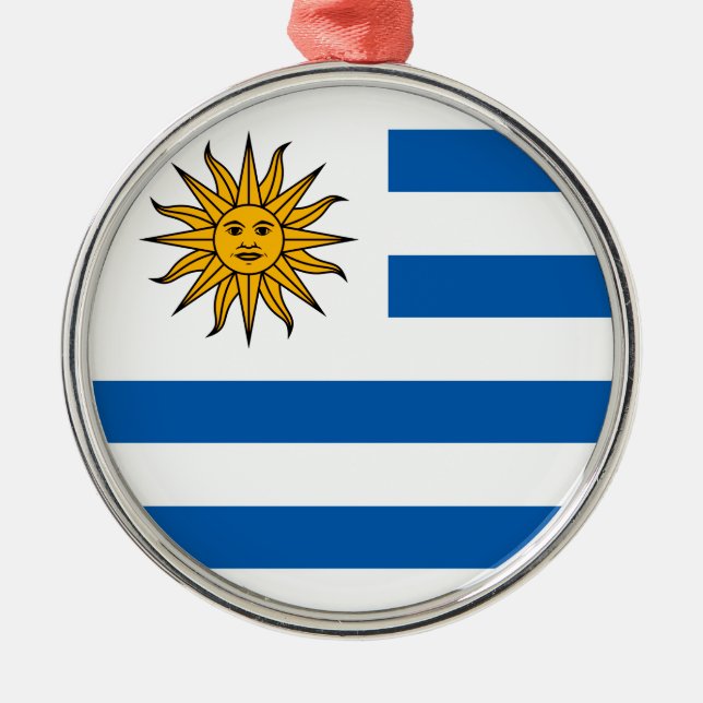 Uruguay Metal Tree Decoration (Front)